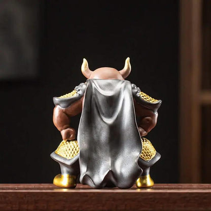 Wukong Zen Bull Demon King Ceramic Ornament - Wukong Zen