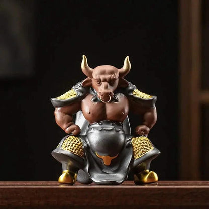 Wukong Zen Bull Demon King Ceramic Ornament - Wukong Zen