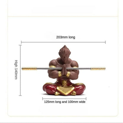 Wukong Zen Ceramic Space Ornament - Meditate B - Wukong Zen