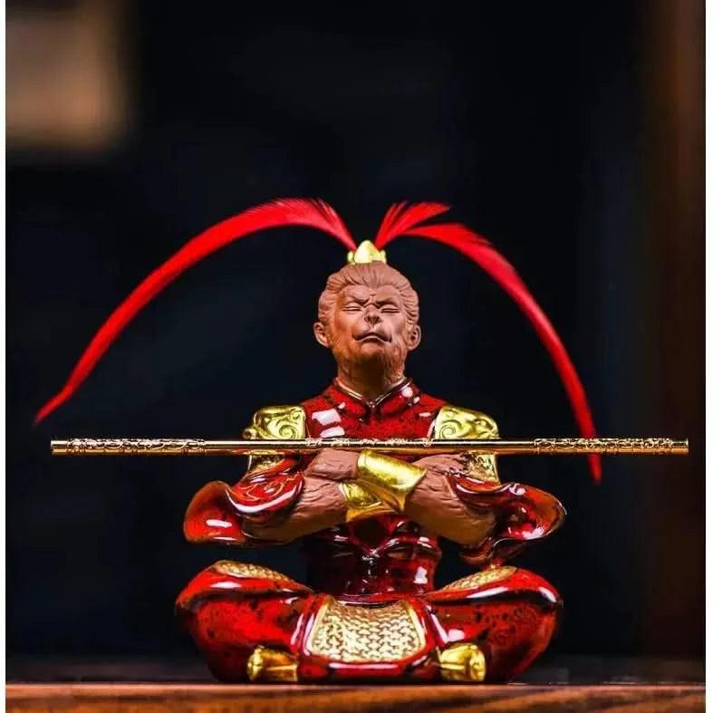 Wukong Zen Desktop Incense Burner LED Flame Lighting Ornament - Wukong Zen