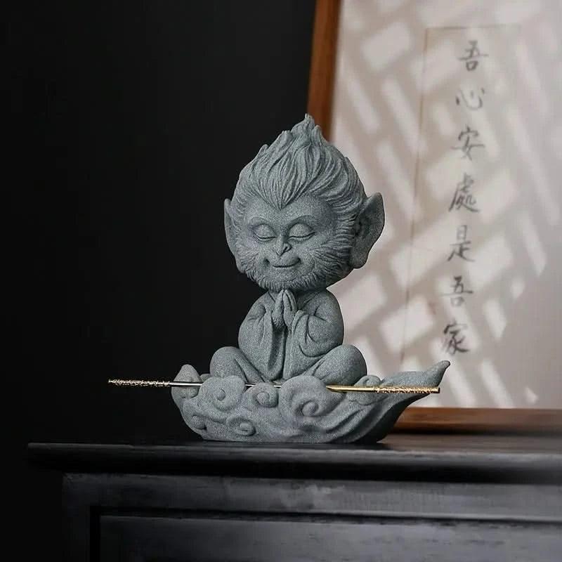 Wukong Zen Sandstone Space Ornament - Cute Little Wukong - Wukong Zen