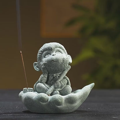 Wukong Zen Incense Burner Tabletop Ornament